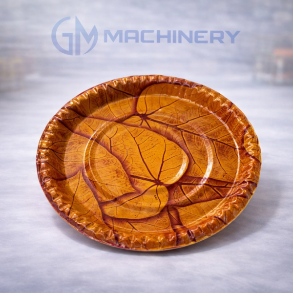 Autumn leaves on a paper plate  [ 12 inch ]